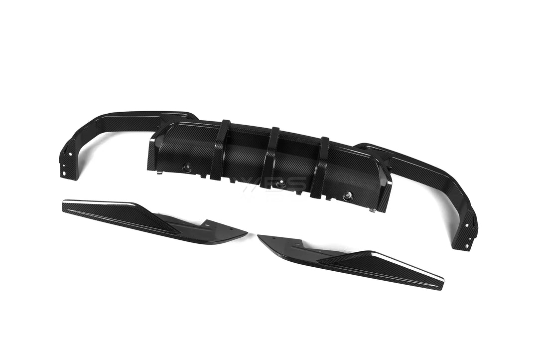 BMW F9X M8 SQ STYLE DIFFUSER GENUINE CARBON FIBER
