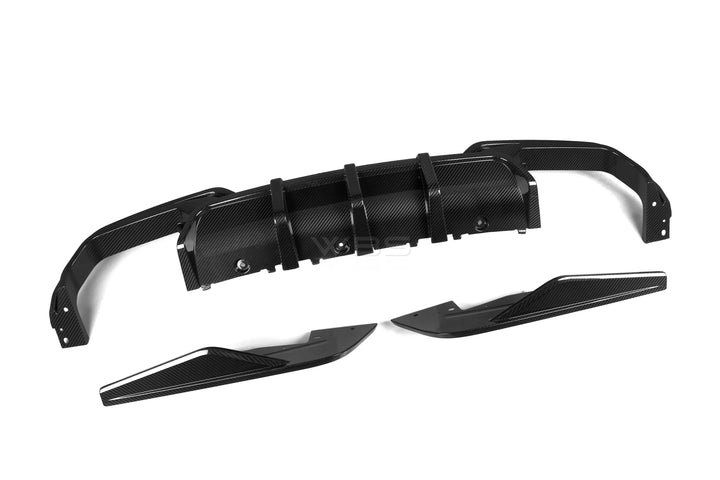 BMW F9X M8 SQ STYLE DIFFUSER GENUINE CARBON FIBER