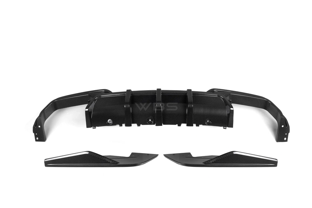 BMW F9X M8 SQ STYLE DIFFUSER GENUINE CARBON FIBER