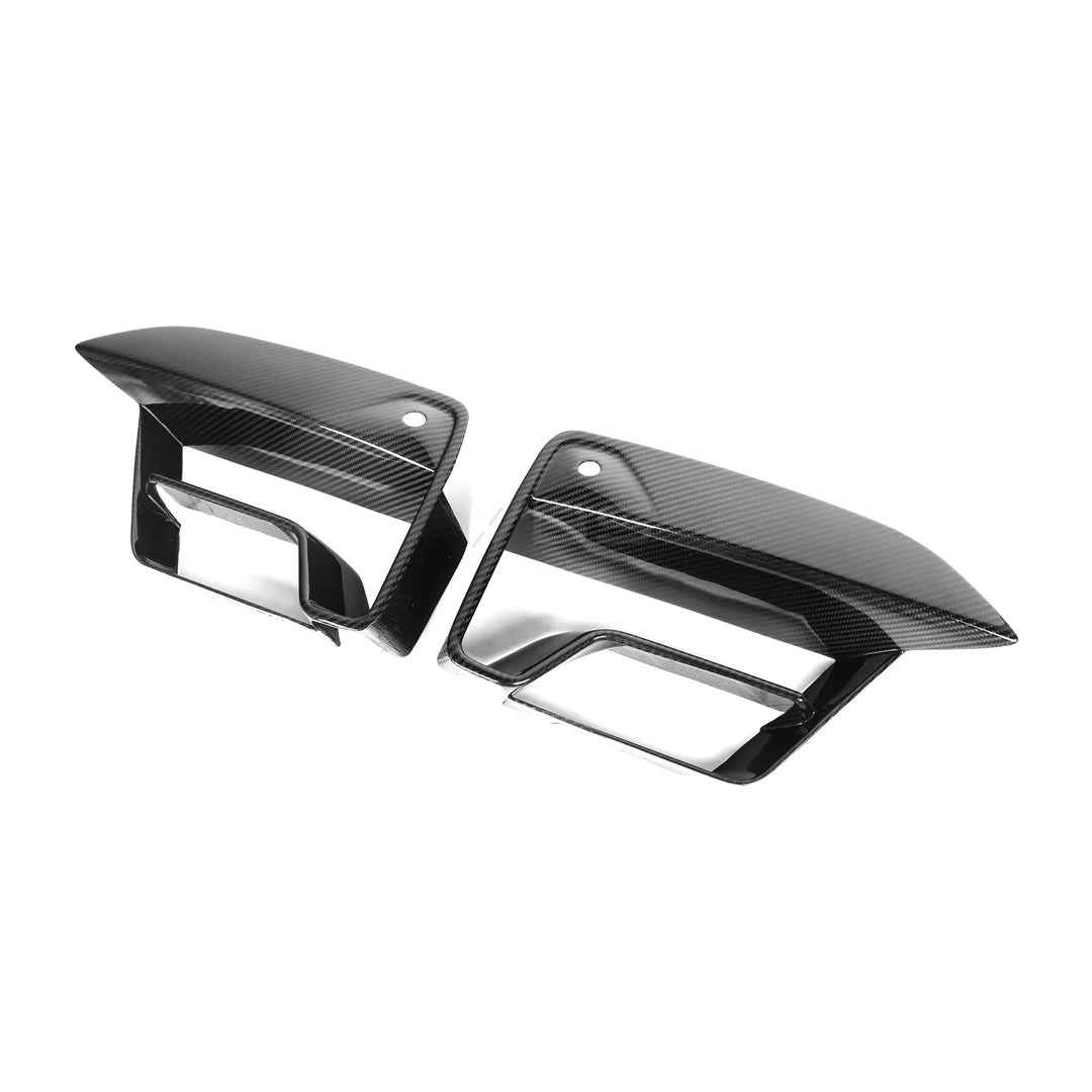 BMW F90 M5 LCI FRONT BUMPER AIR DUCT SET GENUINE CARBON FIBER