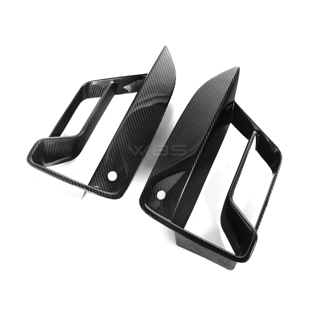BMW F90 M5 LCI FRONT BUMPER AIR DUCT SET GENUINE CARBON FIBER