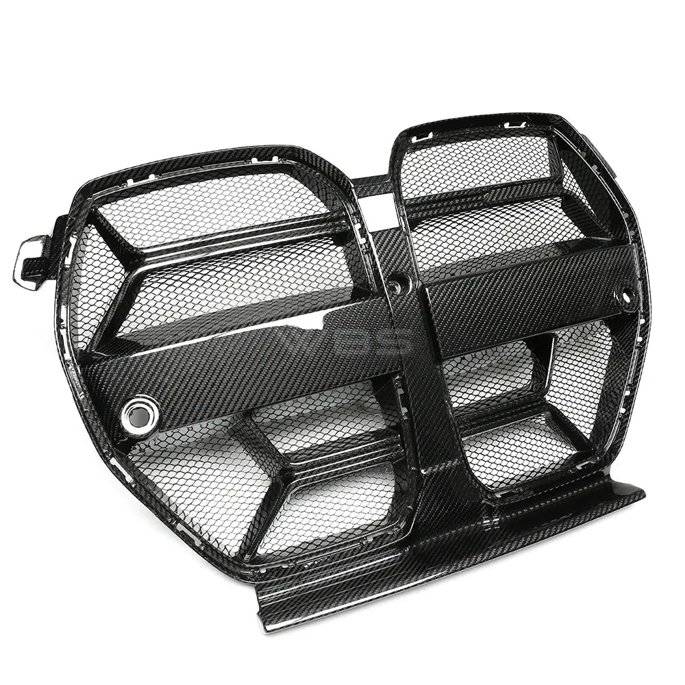 BMW G8X M3 M4 CSL GRILLE/ WITH AERO MESH DESIGN GENUINE DRY CARBON FIBER