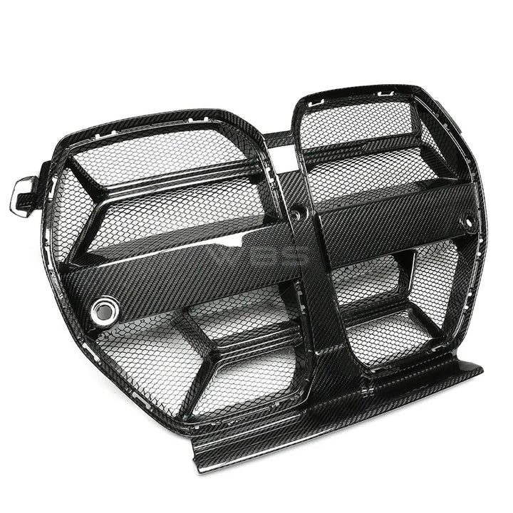 BMW G8X M3 M4 CSL GRILLE/ WITH AERO MESH DESIGN GENUINE DRY CARBON FIBER