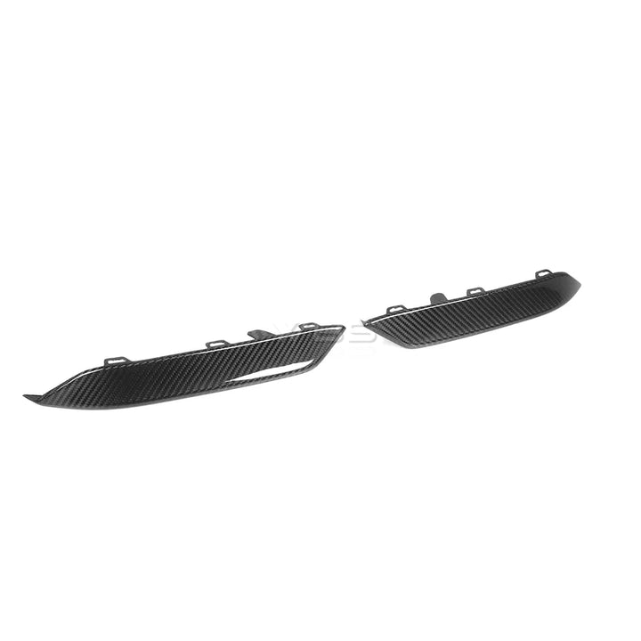 BMW F9X M8 FRONT LOWER SPLITTERS GENUINE CARBON FIBER