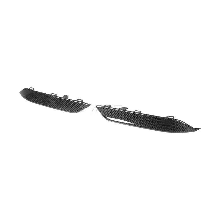 BMW F9X M8 FRONT LOWER SPLITTERS GENUINE CARBON FIBER