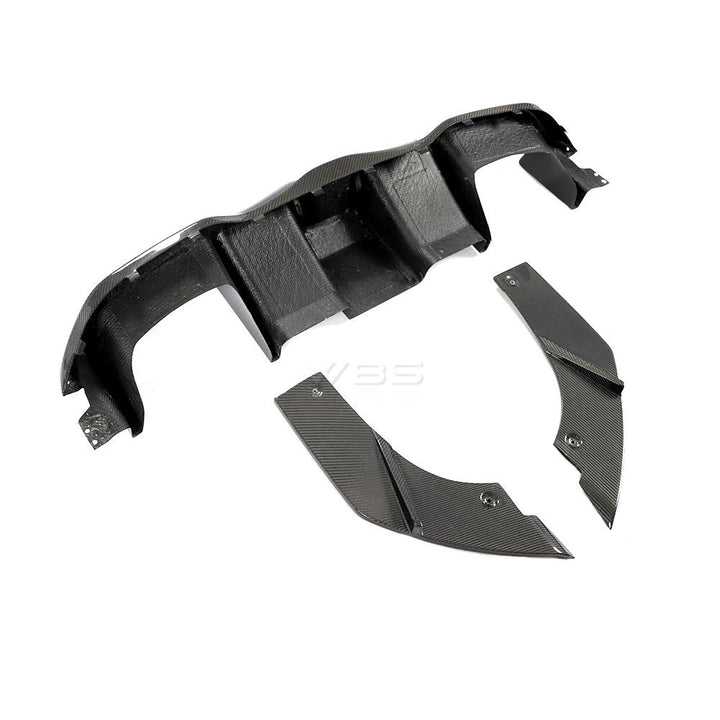 BMW F87 M2 REAR DIFFUSER GENUINE CARBON FIBER F1-STYLE