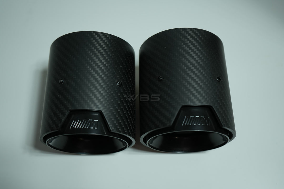 BMW F10 M5 EXHAUST TIPS SET DRY CARBON FIBER M DESIGN