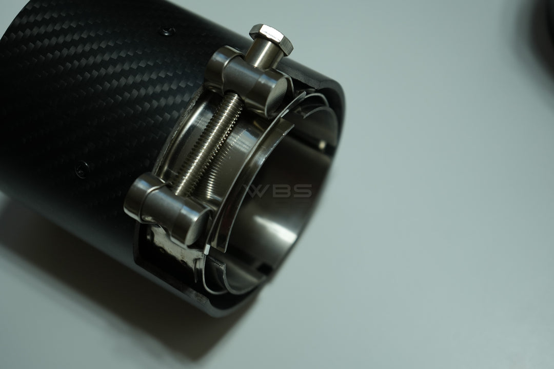 BMW F10 M5 EXHAUST TIPS SET DRY CARBON FIBER M DESIGN