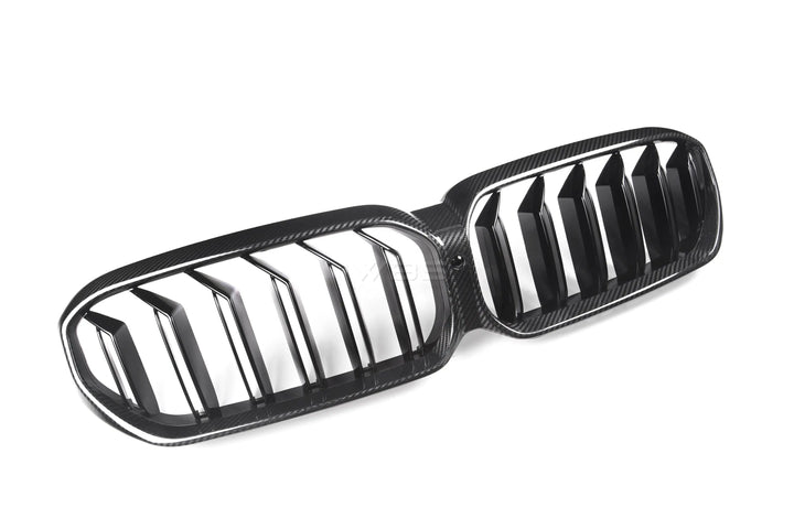 BMW F90 M5 LCI FULL OEM GRILLE REPLACEMENT GENUINE CARBON FIBER