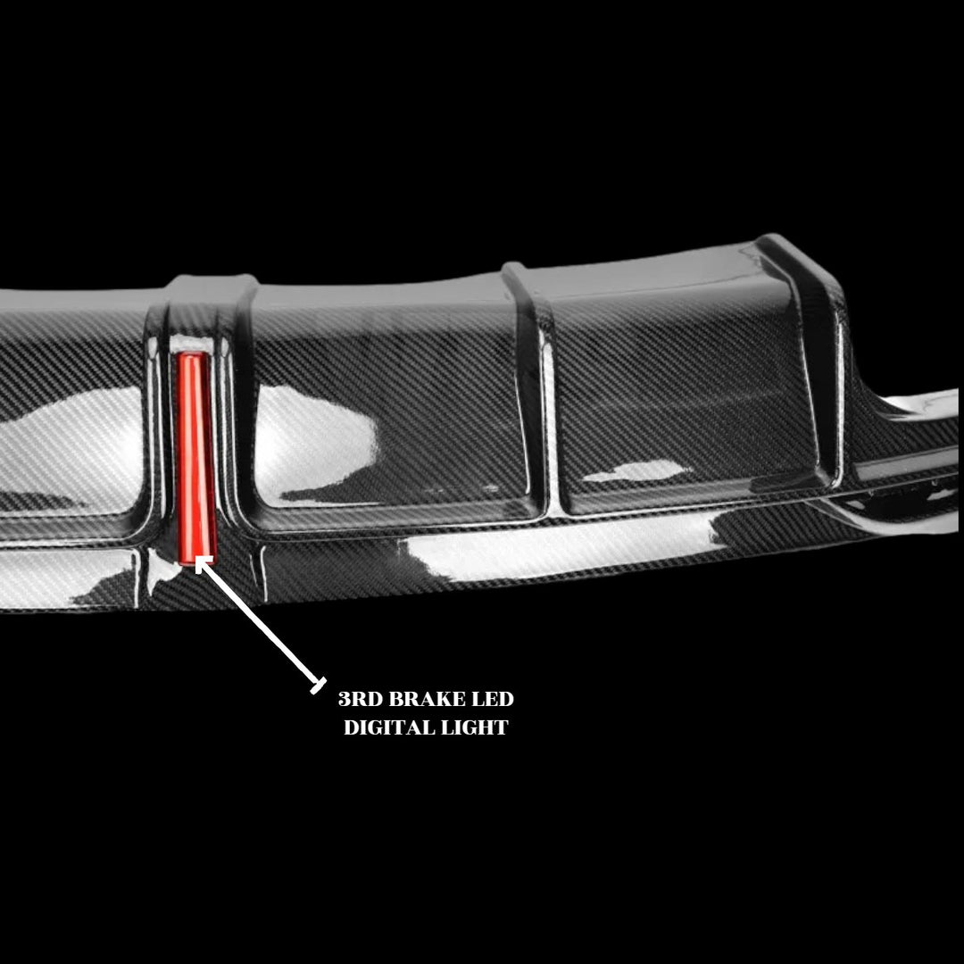 AUDI S4/ A4 B9.5 CF DIFFUSER DIGITAL LED LIGHT SLIM STYLE