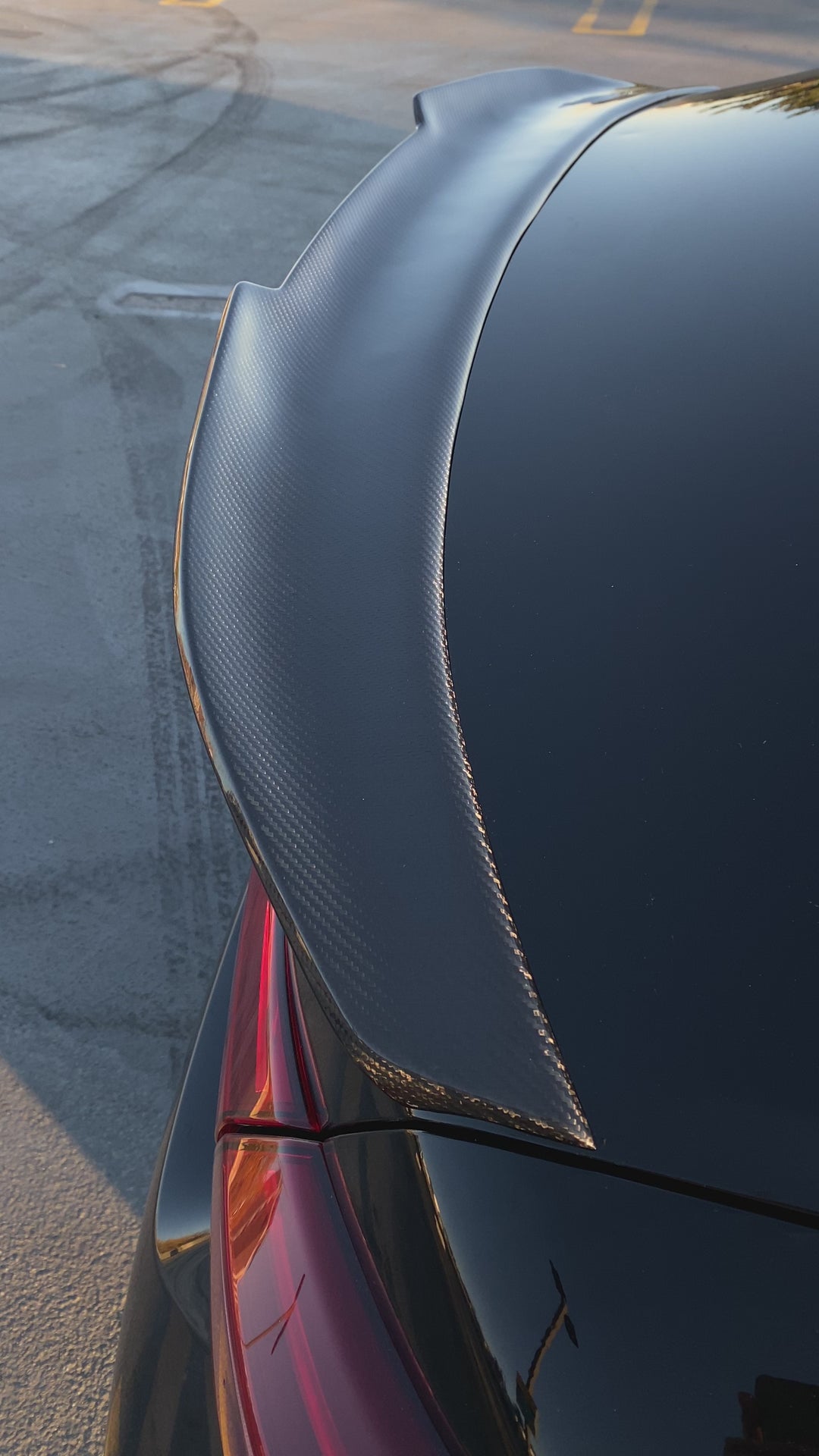 INFINITI Q50 PSM TRUNK SPOILER GENUINE CARBON FIBER