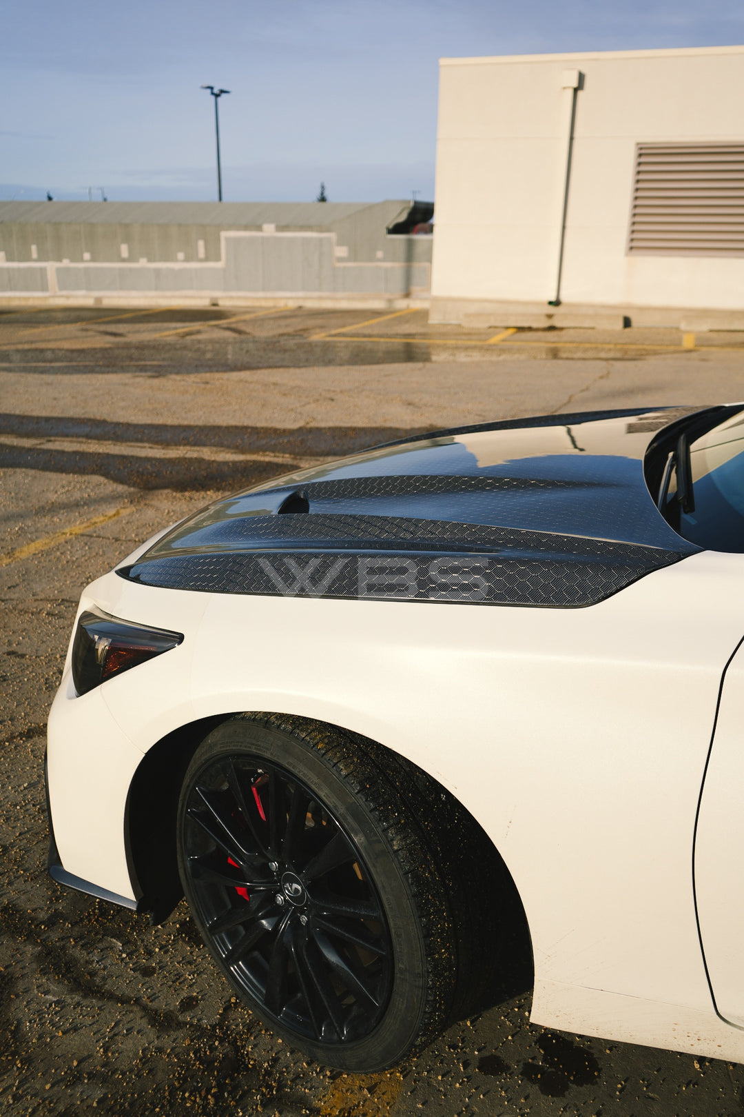 INFINITI Q50 SV STYLE GENUINE CARBON FIBER HOOD