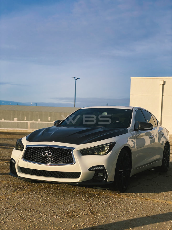 INFINITI Q50 SV STYLE GENUINE CARBON FIBER HOOD