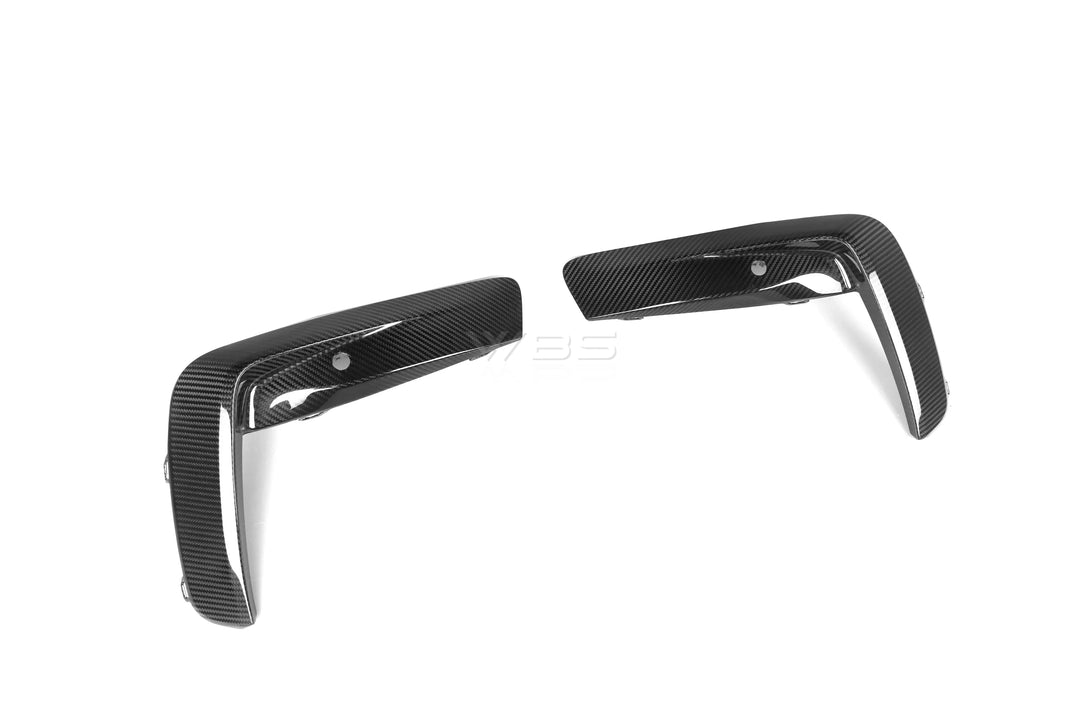 BMW F9X M8 FRONT BUMPER DUCT TRIMS SET GENUINE CARBON FIBER