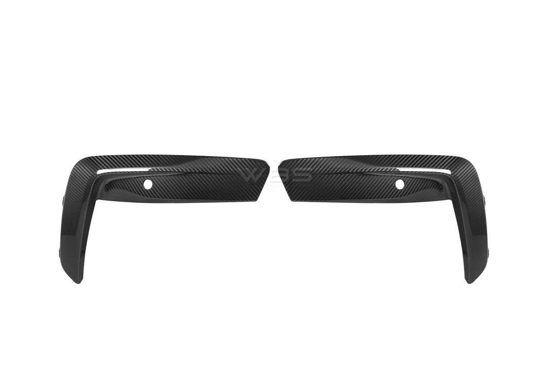 BMW F9X M8 FRONT BUMPER DUCT TRIMS SET GENUINE CARBON FIBER
