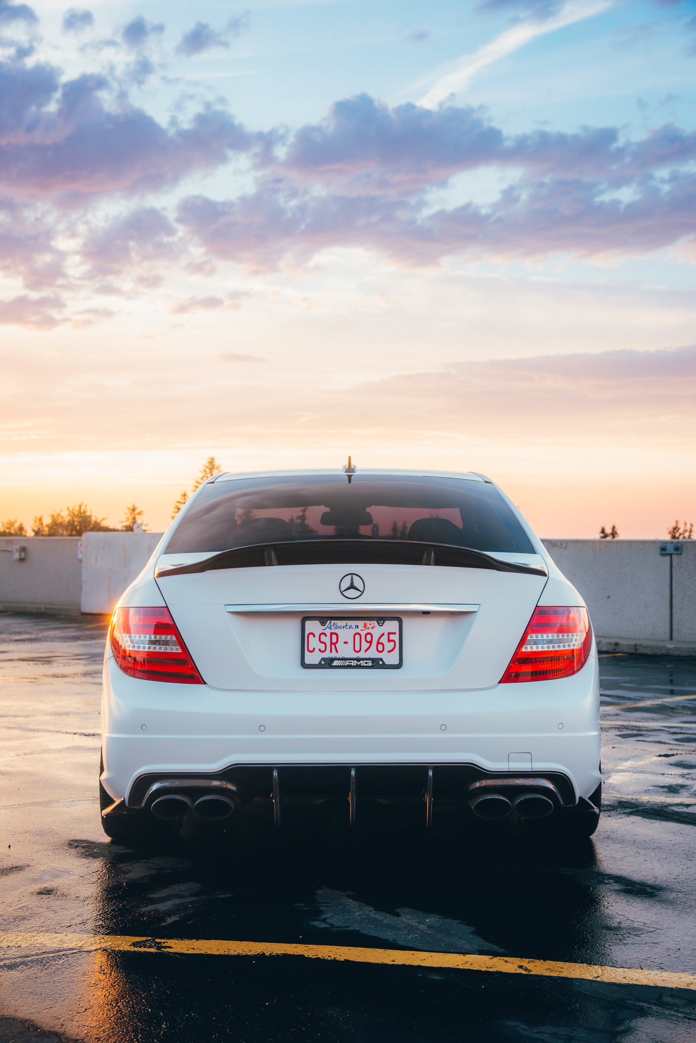 W204 C63 Rear Aesthetic Parts