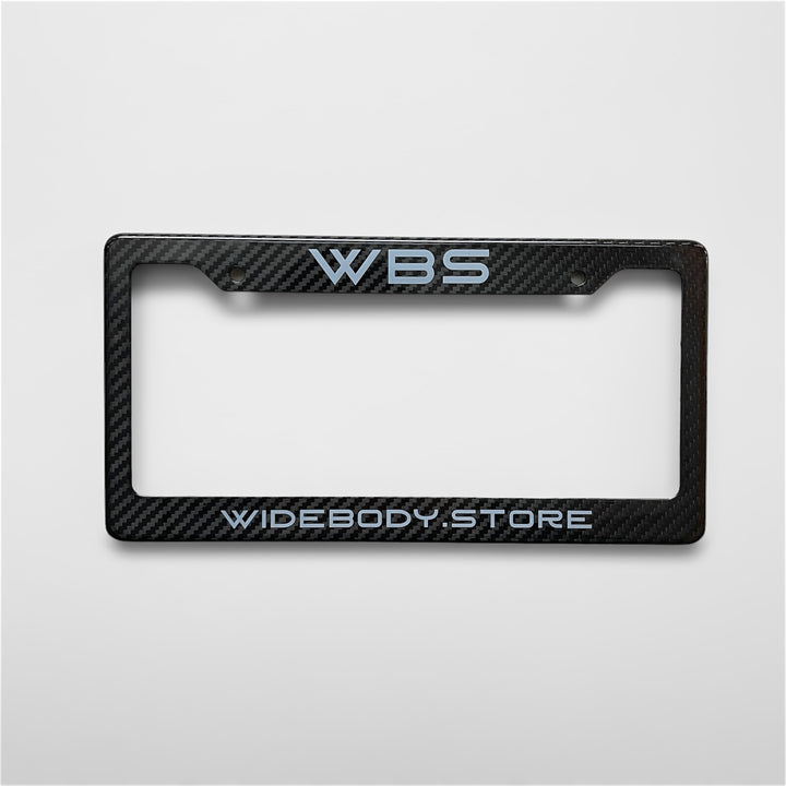 WIDEBODY.STORE LICENSE PLATE FRAME DRY CARBON FIBER