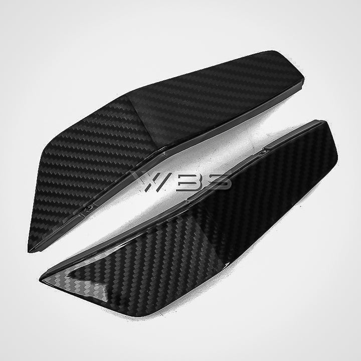 AUDI RS6 /RS7 C8 GT STYLE FRONT BUMPER CANARD SET GENUINE CARBON FIBER