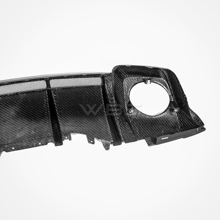 AUDI R8 FACELIFT GENUINE CARBON FIBER DIFFUSER GT STYLE BY WBS