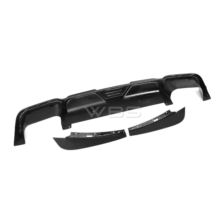 WBS - BMW X3M F97 PRE-LCI REAR DIFFUSER WBS STYLE GENUINE CARBON FIBER