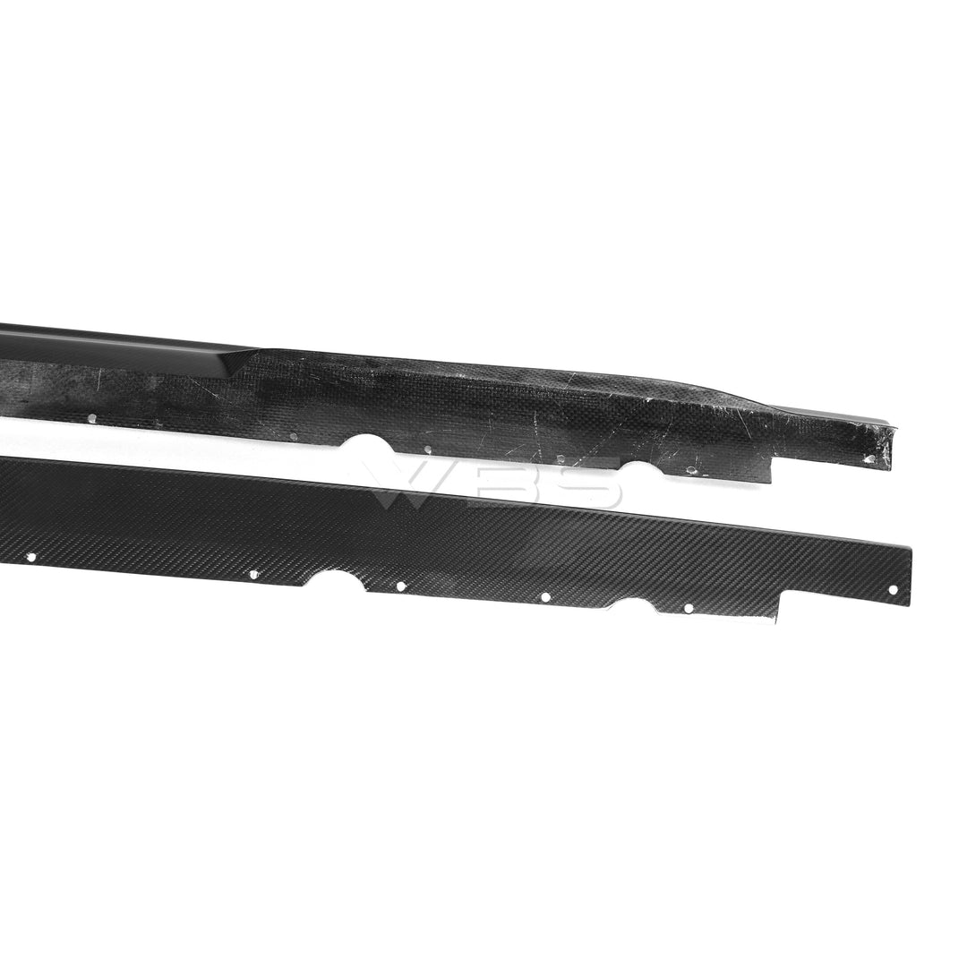 AUDI R8 FACELIFT GENUINE CARBON FIBER SIDE SKIRTS GT-STYLE BY WBS