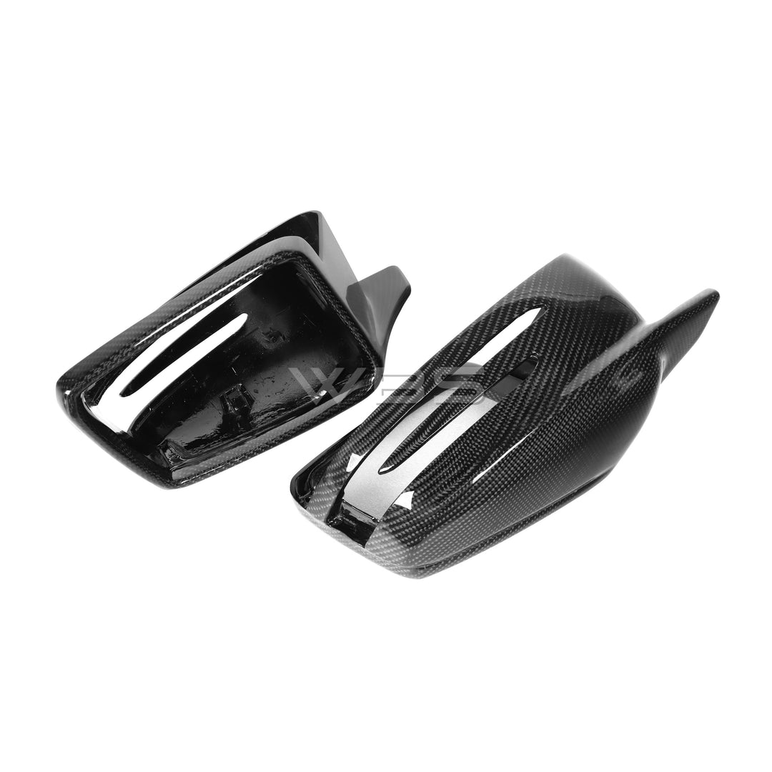 MERCEDES W212 E63/E CLASS SIDE MIRROR CAPS GENUINE CARBON FIBER