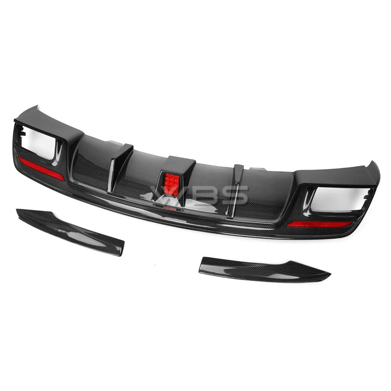 MERCEDES W117 CLA45/ CLA250 REAR DIFFUSER WITH LED 3RD LIGHT GENUINE CF