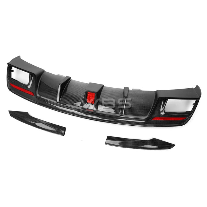 MERCEDES W117 CLA45/ CLA250 REAR DIFFUSER WITH LED 3RD LIGHT GENUINE CF