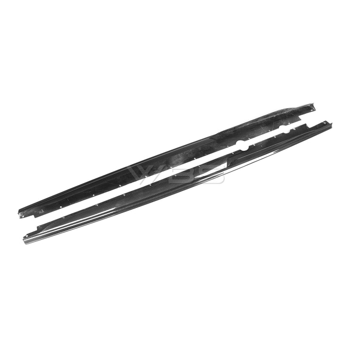 AUDI R8 FACELIFT GENUINE CARBON FIBER SIDE SKIRTS GT-STYLE BY WBS