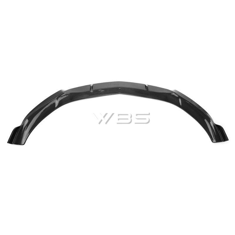 MERCEDES W117 CLA45 FRONT BUMPER LIP R1 STYLE GENUINE CARBON FIBER