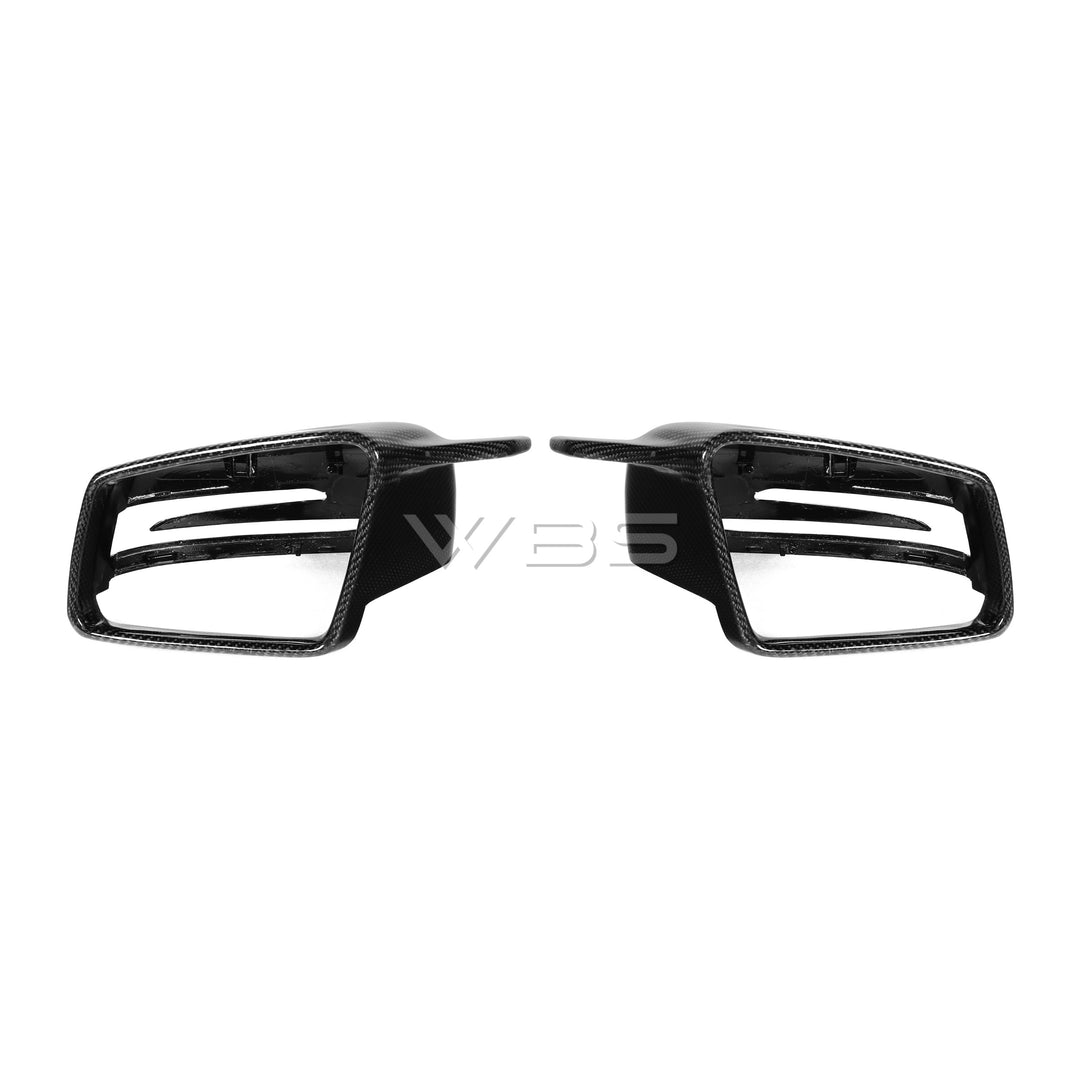 MERCEDES W212 E63/E CLASS SIDE MIRROR CAPS GENUINE CARBON FIBER