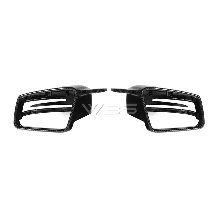 MERCEDES W212 E63/E CLASS SIDE MIRROR CAPS GENUINE CARBON FIBER