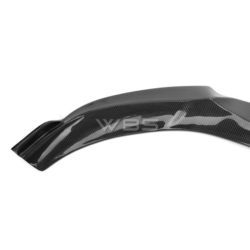 MERCEDES W117 CLA45 FRONT BUMPER LIP R1 STYLE GENUINE CARBON FIBER