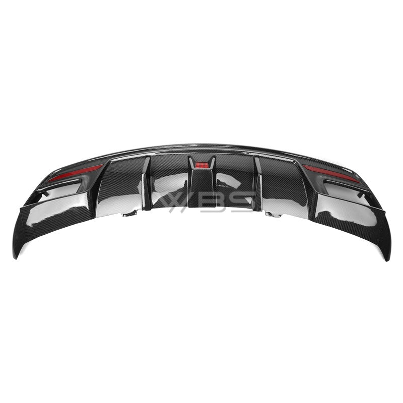 MERCEDES W117 CLA45/ CLA250 REAR DIFFUSER WITH LED 3RD LIGHT GENUINE CF