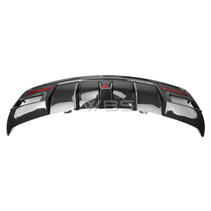 MERCEDES W117 CLA45/ CLA250 REAR DIFFUSER WITH LED 3RD LIGHT GENUINE CF