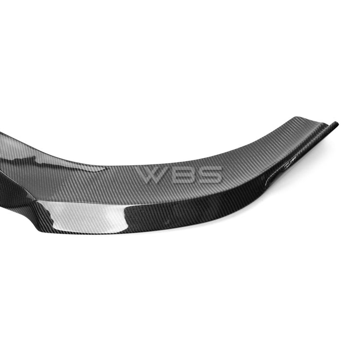MERCEDES W117 CLA45 FRONT BUMPER LIP R1 STYLE GENUINE CARBON FIBER