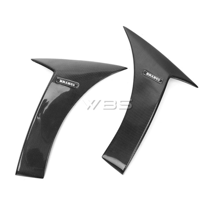 MERCEDES W222 S63/ S CLASS BRABUS SIDE FENDERS TRIM GENUINE CARBON FIBER