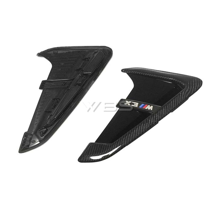 WBS - BMW X3M F97 / X4M F98 SIDE FENDER TRIMS GENUINE CARBON FIBER