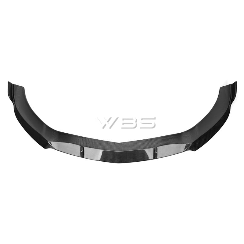 MERCEDES W117 CLA45 FRONT BUMPER LIP R1 STYLE GENUINE CARBON FIBER