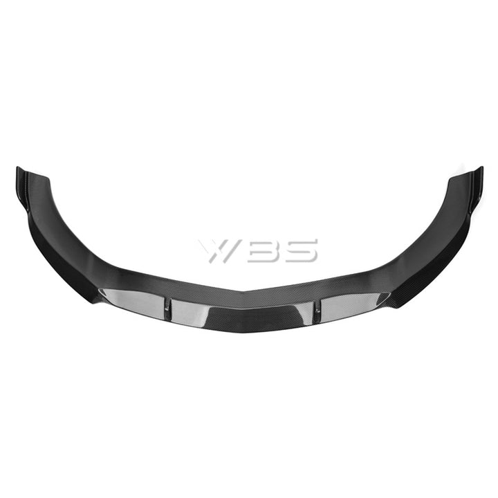 MERCEDES W117 CLA45 FRONT BUMPER LIP R1 STYLE GENUINE CARBON FIBER