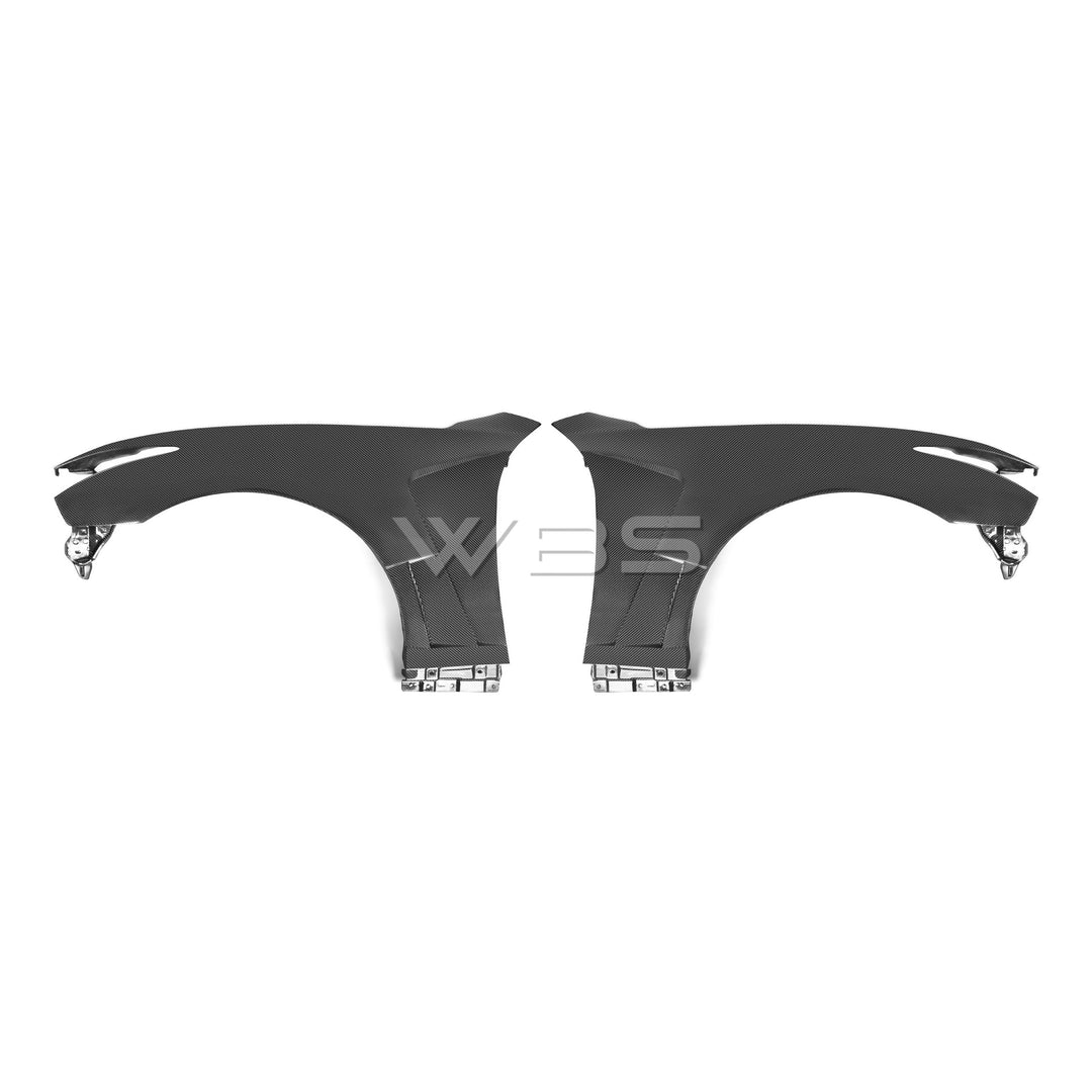 INFINITI G37 COUPE FULL GENUINE CARBON FIBER FENDERS ADF STYLE