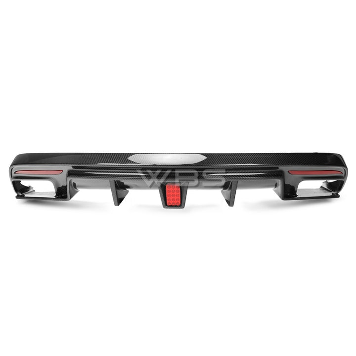 MERCEDES W117 CLA45/ CLA250 REAR DIFFUSER WITH LED 3RD LIGHT GENUINE CF