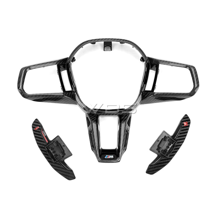 WBS - BMW G90/ G99 M5 STEERING WHEEL TRIMS GENUINE CARBON FIBER