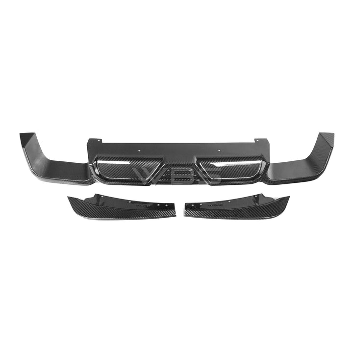 WBS - BMW X3M F97 PRE-LCI REAR DIFFUSER WBS STYLE GENUINE CARBON FIBER
