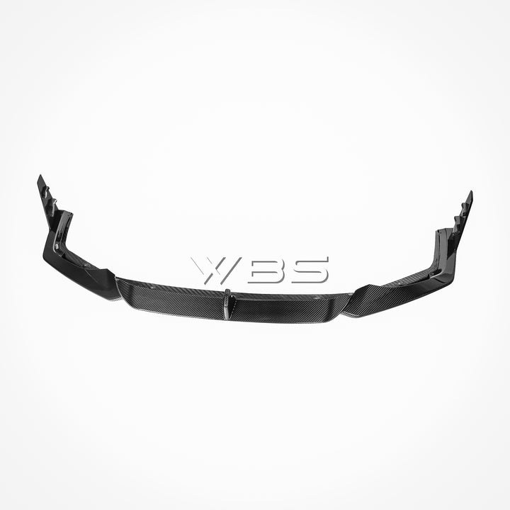 AUDI RS7 C8 V STYLE FRONT LIP KIT GENUINE CARBON FIBER
