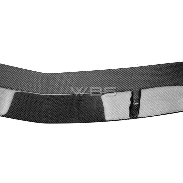 MERCEDES W117 CLA45 FRONT BUMPER LIP R1 STYLE GENUINE CARBON FIBER