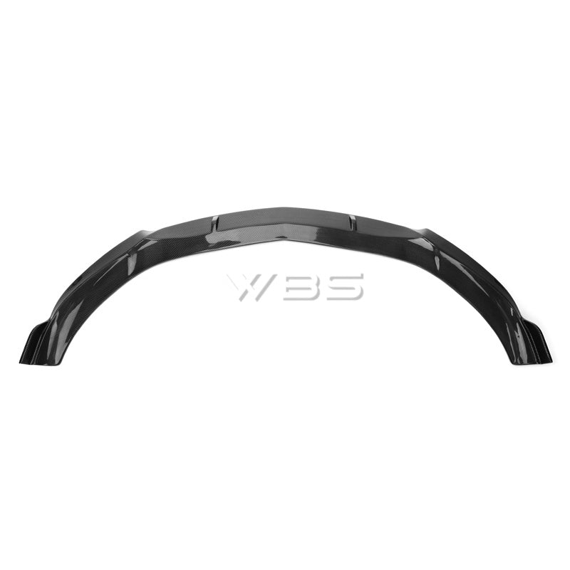 MERCEDES W117 CLA45 FRONT BUMPER LIP R1 STYLE GENUINE CARBON FIBER