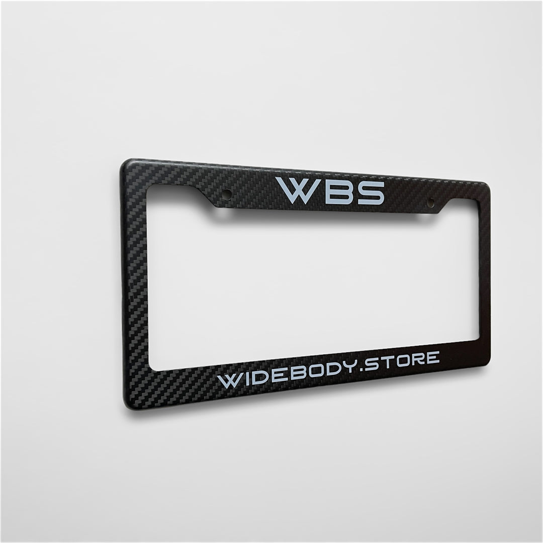 WIDEBODY.STORE LICENSE PLATE FRAME DRY CARBON FIBER