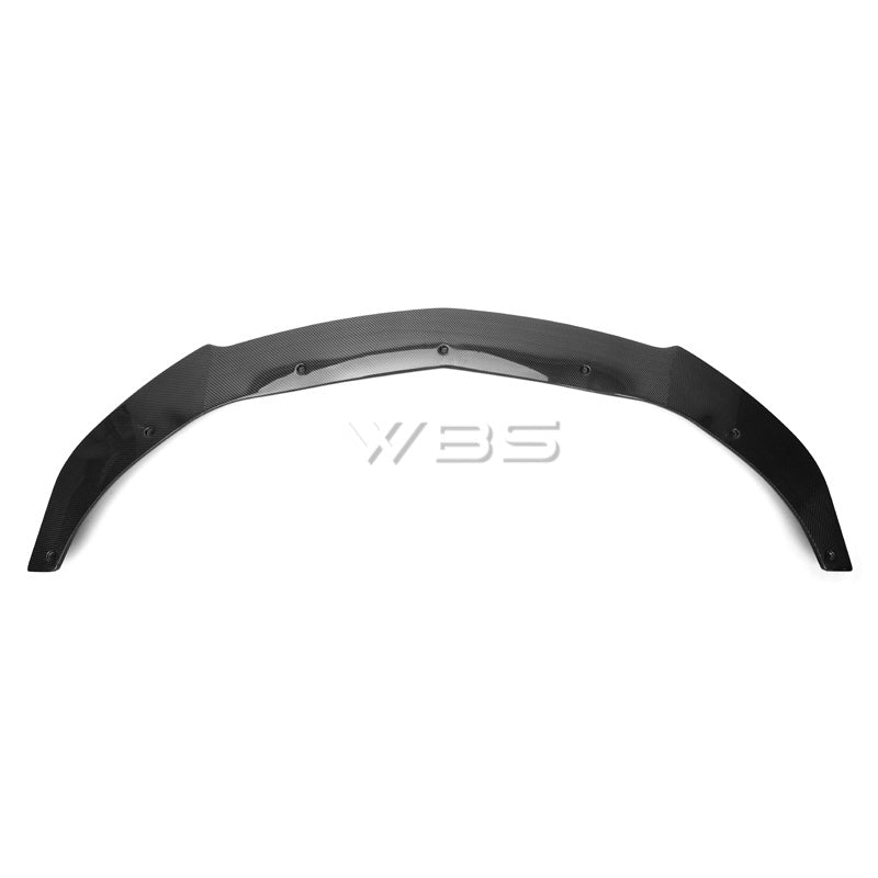 MERCEDES W117 CLA45 FRONT BUMPER LIP R1 STYLE GENUINE CARBON FIBER