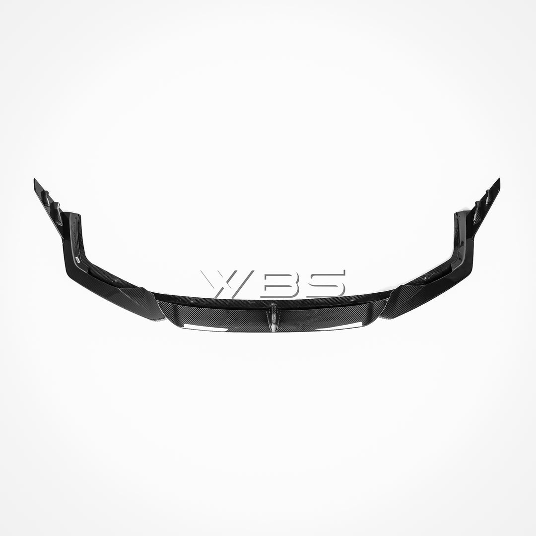AUDI RS7 C8 V STYLE FRONT LIP KIT GENUINE CARBON FIBER